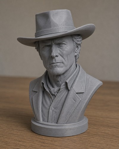 Clint eastwood bust - eastwood,
