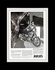 1967 Ducati Sebring 350cc Ride the Thoroughbred - Matted for 11x14 Frame