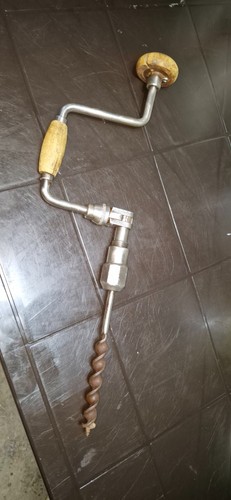 Classic woodworking hand drill