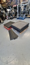 22 X Blk Box Mats Flooring 1m X1m x 2cm Professional .Commercial Gym Equipment 