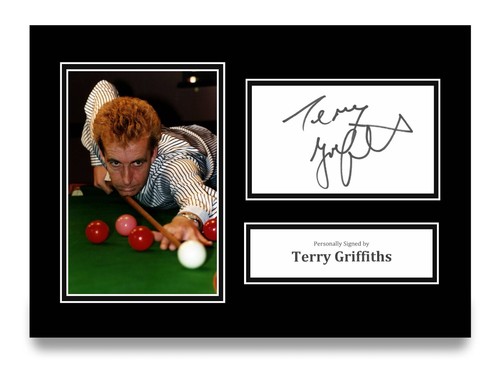 Terry griffiths signed - signed, a4