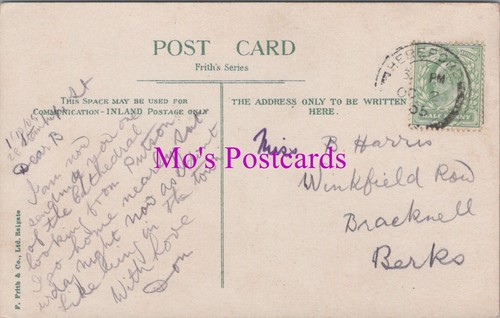 Genealogy postcard harris - genealogy,