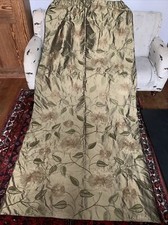Large pair olive green silk - green,