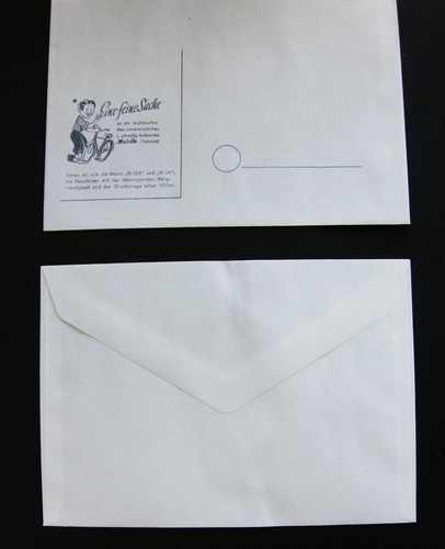 Maico envelope blank bicycle - envelope,