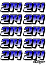 1/12th scale rc door numbers