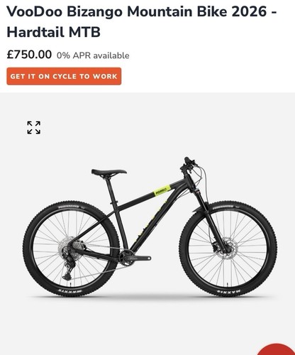 Halfords voodoo bizango - halfords, men's