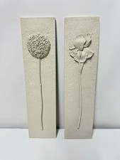 Vintage 3D Floral Bas Relief