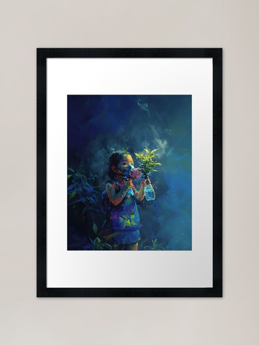 Need oxygen framed art - need,