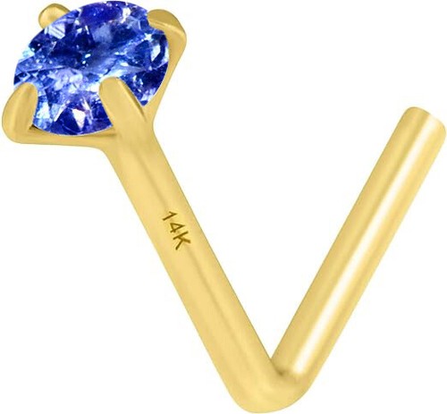 14k solid gold nose - nose, 20