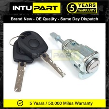 IntuPart Ignition Switch Lock Barrel 2 Keys For VW Golf Bora Fox Beetle Transpor