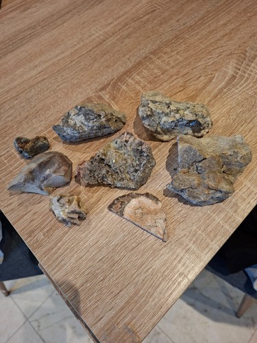 Mixed mineral and - , crystal