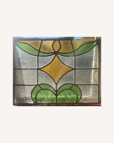 Antique art nouveau stained - antique,