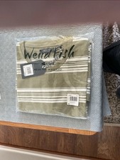 Weird Fish Tee Shirt XL BNIBag Sage Xavier Stripe Crepe