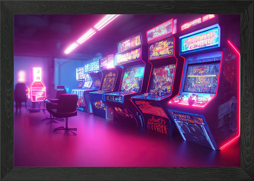 Real arcade gaming - , wall