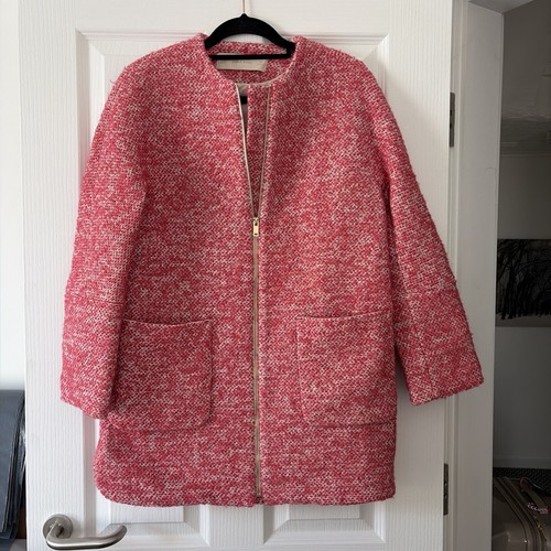 Zara woman coat coral - zara, woman’s