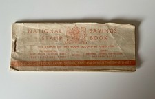 NATIONAL SAVINGS STAMP BOOK with 47 Princess Anne 6D Stamps