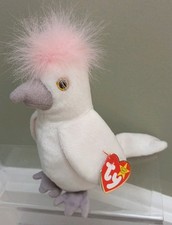 1998 TY Beanie Baby Kuku The Cockatoo With Tags