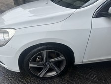 VOLVO S60-V60 WHITE PASSENGER SIDE WING 614-46 FITS 2010-2014 MODELS