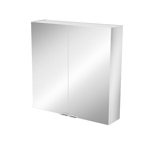 Mirrored bathroom cabinet - bathroom,