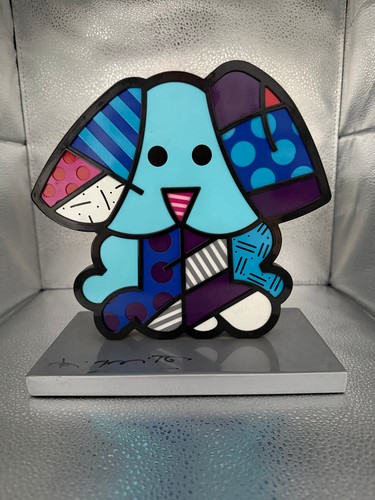 Romero britto sculpture dog - britto, "dog"