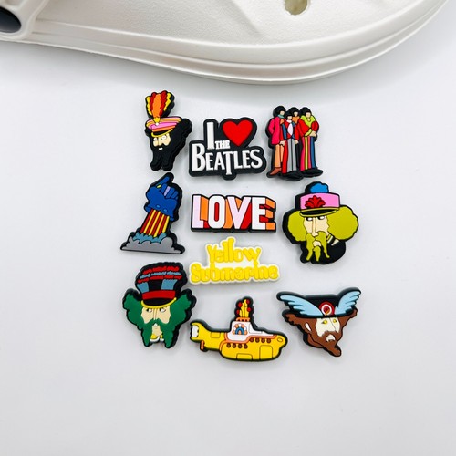 Beatles charms fits crocs - beatles,