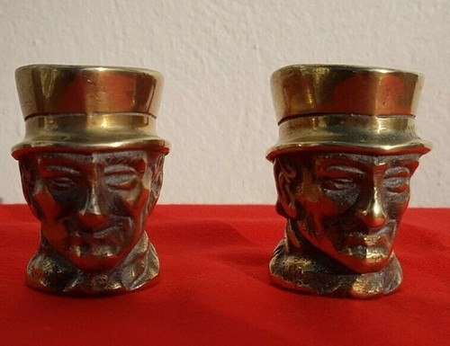 Quality pair solid brass - 2,