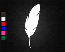 FEATHER VINYL DECAL STICKER
