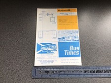 Northern Scottish Bus Group Timetable Macduff Banff Buckie Issued October 1986