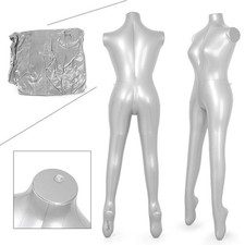 Women Female Inflatable Model Dummy Torso Body Mannequin Armless Display Model