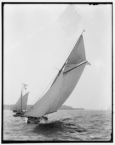 Photo chispa yacht - yacht, 1892