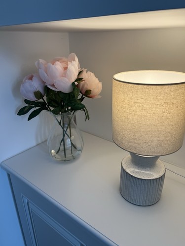 Artificial pink peony - m&s,