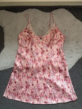 tesco f&f pink floral satin