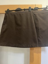 Two Banner School Skirts Brown