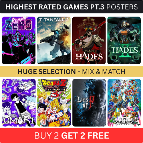Highest rated games posters - rated,