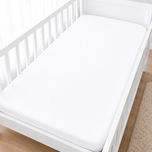 Baby fitted cot - fitted, sheet