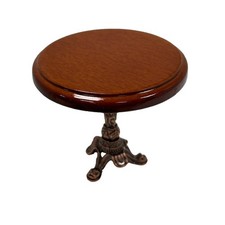 Dolls House Round Wood Table