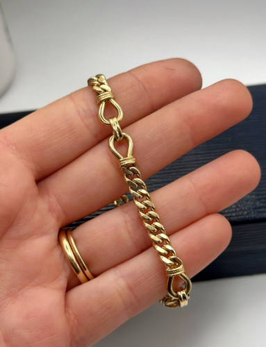 Heavy 9ct yellow gold - gold, albert