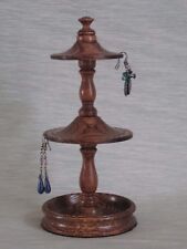 WOODEN DOUBLE EARRING STAND