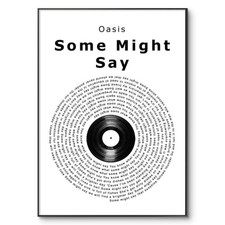 Oasis Poster, Some Might Say