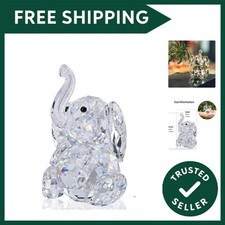 H&D Cut Crystal Elephant