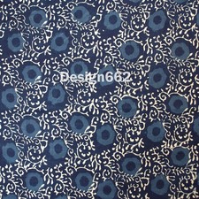 Indian Indigo Peacock Block