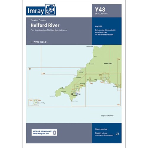 Imray chart y48 helford river - imray, y48: