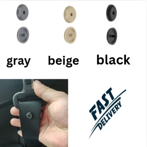 Car seat belt stopper button - belt,