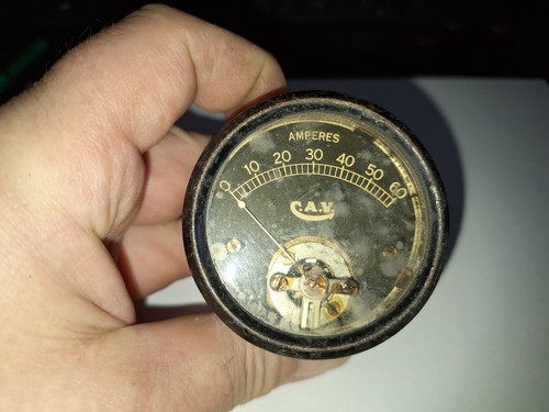 Cav amperes vintage - 0-60,