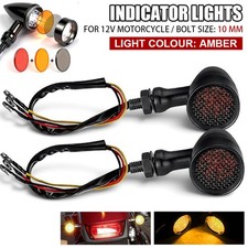2x Bullet Motorcycle LED Turn