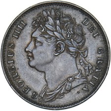 1822 Farthing - George IV