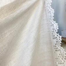Antique linen daybed cover