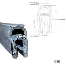 Small Black Finned Rubber Boot