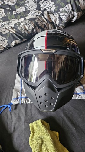 Shark jet motorcycle helmet - jet,