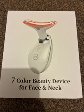 7 Color Led Beauty Device For Face & Neck Boxed Used Once
